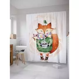 Шторка-занавеска для ванной JOYARTY