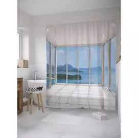 Шторка-занавеска для ванной JOYARTY