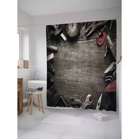 Шторка-занавеска для ванной JOYARTY