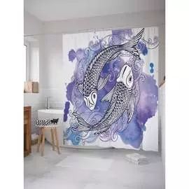 Шторка-занавеска для ванной JOYARTY