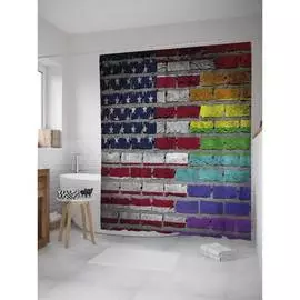 Шторка-занавеска для ванной JOYARTY