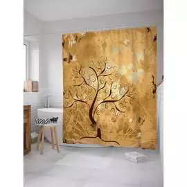 Шторка-занавеска для ванной JOYARTY