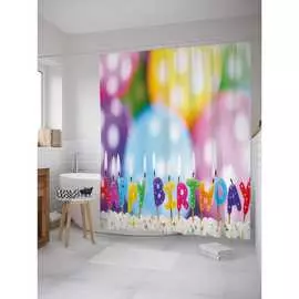 Шторка-занавеска для ванной JOYARTY