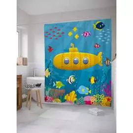 Шторка-занавеска для ванной JOYARTY