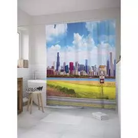 Шторка-занавеска для ванной JOYARTY