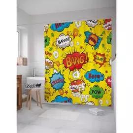 Шторка-занавеска для ванной JOYARTY