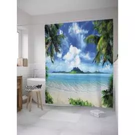 Шторка-занавеска для ванной JOYARTY