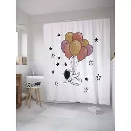 Шторка-занавеска для ванной JOYARTY