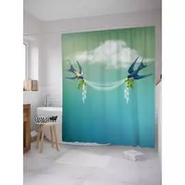 Шторка-занавеска для ванной JOYARTY