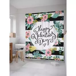 Шторка-занавеска для ванной JOYARTY