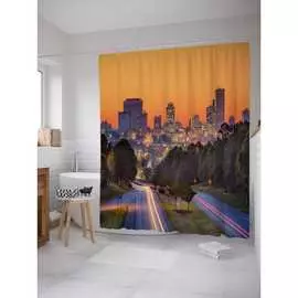 Шторка-занавеска для ванной JOYARTY