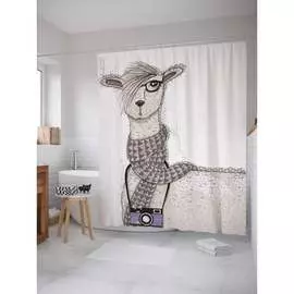 Шторка-занавеска для ванной JOYARTY