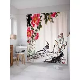 Шторка-занавеска для ванной JOYARTY