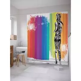 Шторка-занавеска для ванной JOYARTY