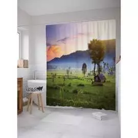 Шторка-занавеска для ванной JOYARTY