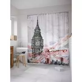 Шторка-занавеска для ванной JOYARTY