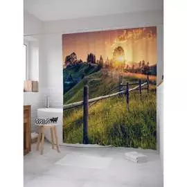 Шторка-занавеска для ванной JOYARTY