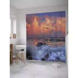 Шторка-занавеска для ванной JOYARTY