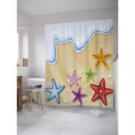 Шторка-занавеска для ванной JOYARTY