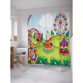 Шторка-занавеска для ванной JOYARTY