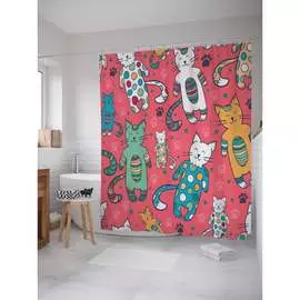 Шторка-занавеска для ванной JOYARTY