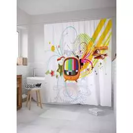 Шторка-занавеска для ванной JOYARTY