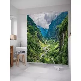 Шторка-занавеска для ванной JOYARTY