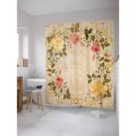 Шторка-занавеска для ванной JOYARTY