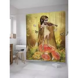 Шторка-занавеска для ванной JOYARTY