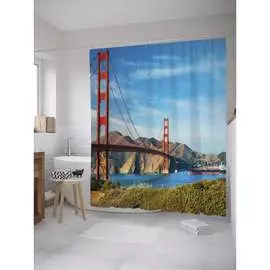 Шторка-занавеска для ванной JOYARTY