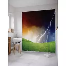 Шторка-занавеска для ванной JOYARTY