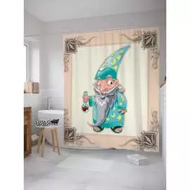 Шторка-занавеска для ванной JOYARTY