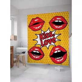 Шторка-занавеска для ванной JOYARTY