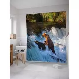 Шторка-занавеска для ванной JOYARTY