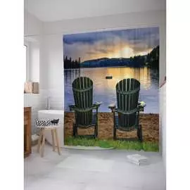 Шторка-занавеска для ванной JOYARTY