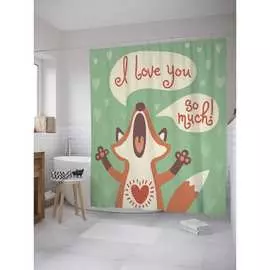 Шторка-занавеска для ванной JOYARTY