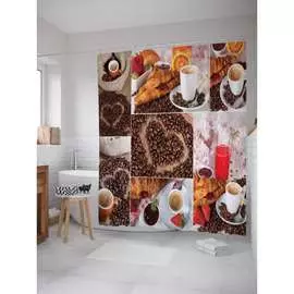 Шторка-занавеска для ванной JOYARTY