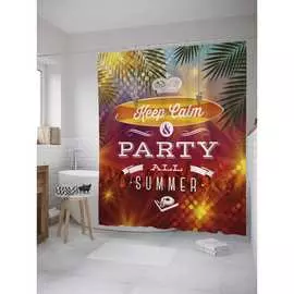 Шторка-занавеска для ванной JOYARTY