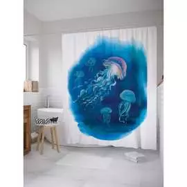 Шторка-занавеска для ванной JOYARTY