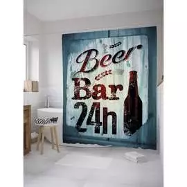 Шторка-занавеска для ванной JOYARTY