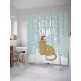 Шторка-занавеска для ванной JOYARTY