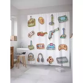 Шторка-занавеска для ванной JOYARTY