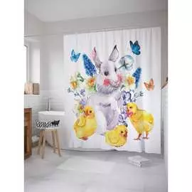 Шторка-занавеска для ванной JOYARTY