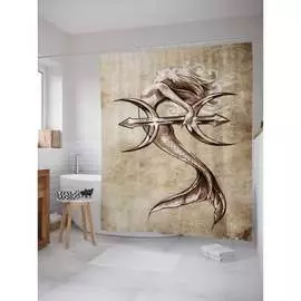 Шторка-занавеска для ванной JOYARTY