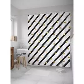 Шторка-занавеска для ванной JOYARTY