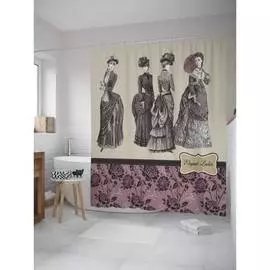 Шторка-занавеска для ванной JOYARTY