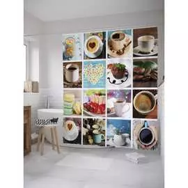 Шторка-занавеска для ванной JOYARTY