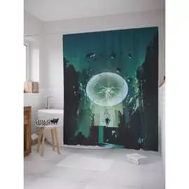 Шторка-занавеска для ванной JOYARTY