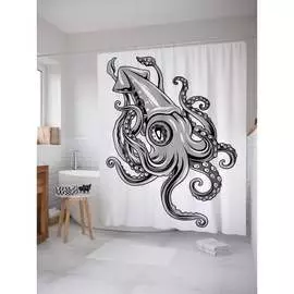 Шторка-занавеска для ванной JOYARTY