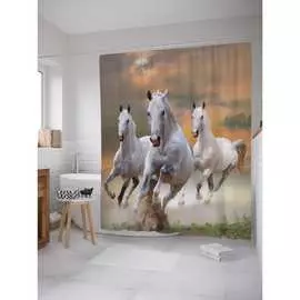 Шторка-занавеска для ванной JOYARTY